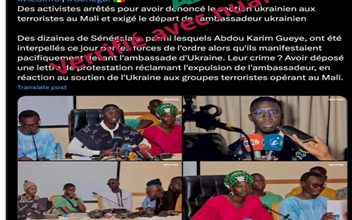 Arrestation de manifestants sénégalais pour dénonciation du soutien ukrainien aux terroristes au Mali : vérité ou désinformation ?