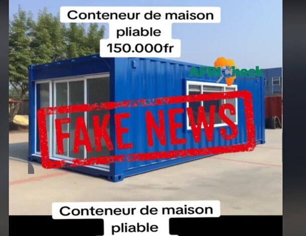 La vérité sur les conteneurs de maison pliables à 150 000 FCFA : Fait ou Fausse promesse ?