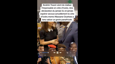 Faux, Ibrahim Traoré n'a pas pris la parole pour « sauver » la Côte d'Ivoire